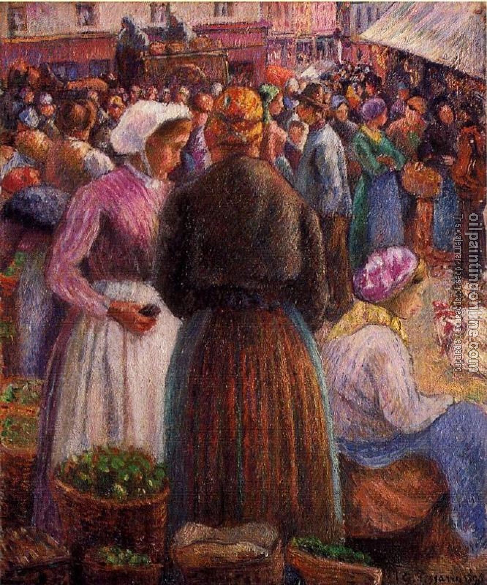 Pissarro, Camille - Market at Pontoise